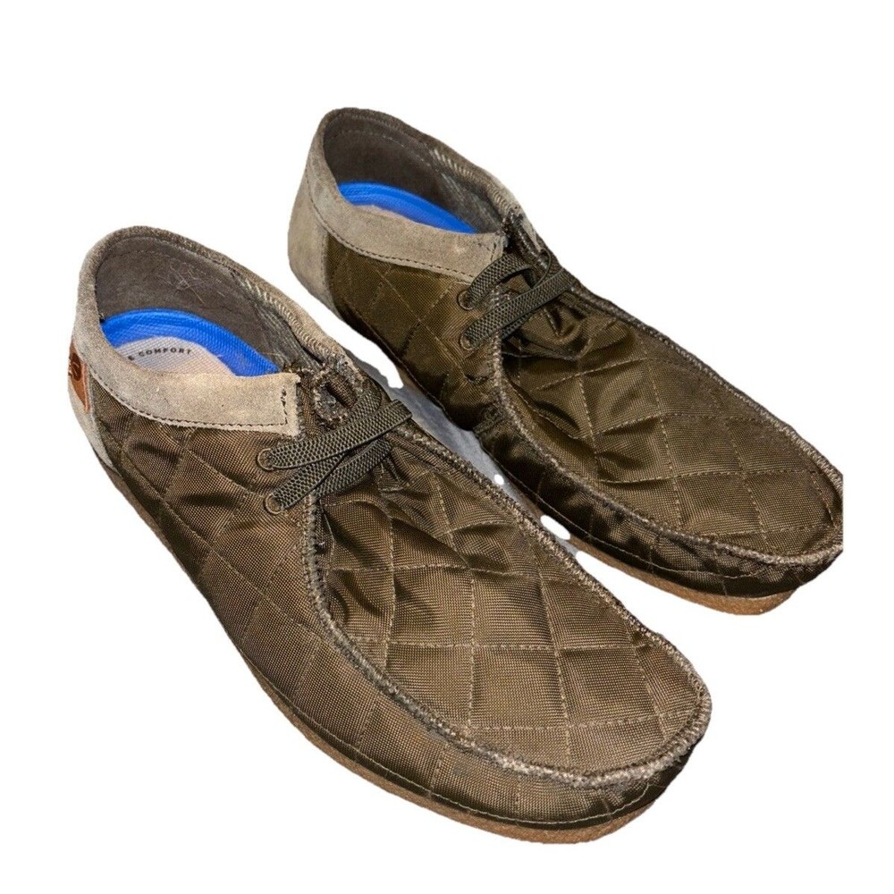 Clarks Men’s Shacre II Step Moccasins Size 9 Olive Green